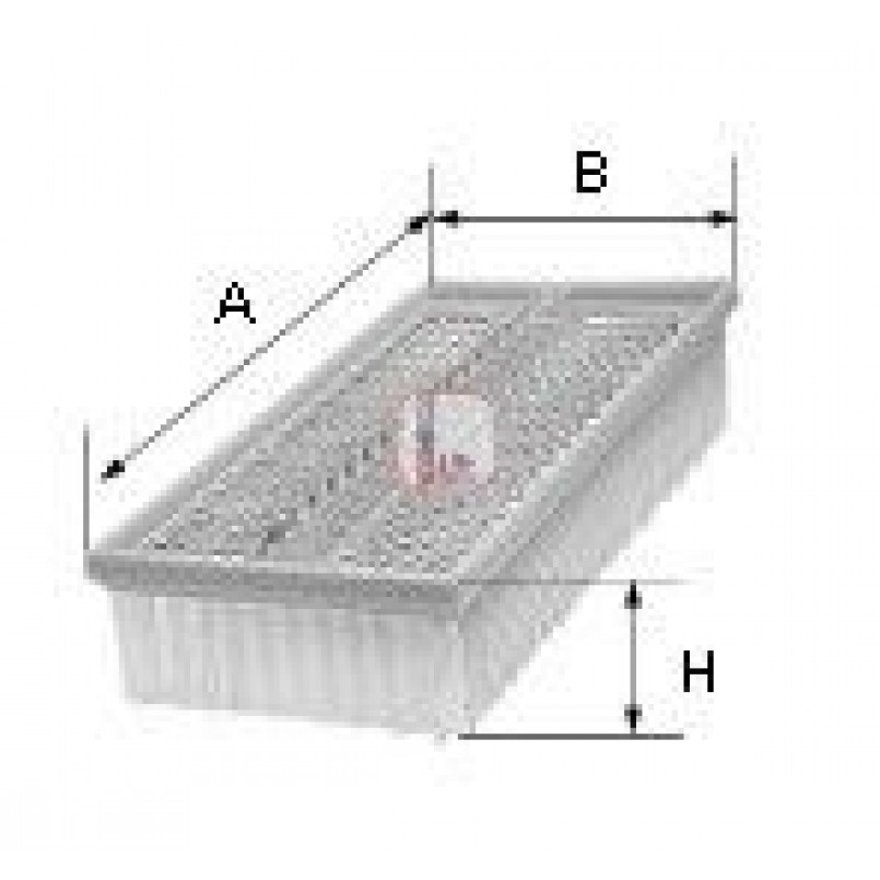 S 3498 A SOFIMA Фільтр повітря